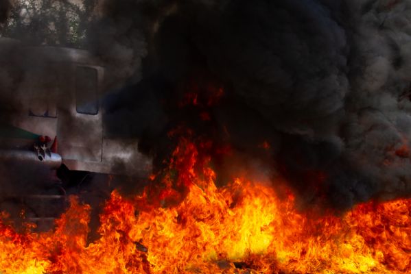 Fire in restaurant located on building's top floor in Pune