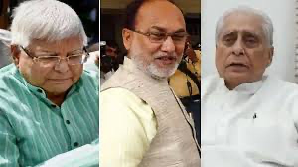 दिल्ली में लालू यादव से मिले जगदानंद सिंह और तेजस्वी यादव
