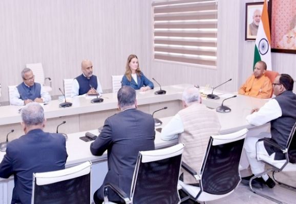 मुख्यमंत्री आदित्यनाथ ने की मिलिंडा गेट्स से मुलाकात