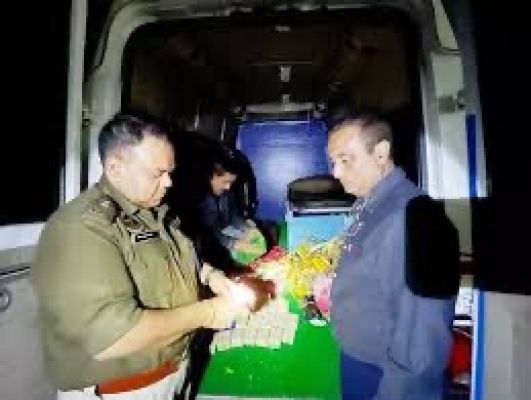 गुवाहाटी में एंबुलेंस से 14.1 करोड़ रुपये की ड्रग्स बरामद