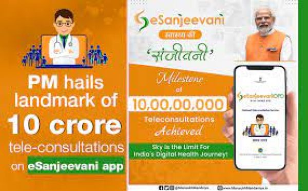 प्रधानमंत्री ने ई-संजीवनी ऐप पर 10 करोड़ 'टेली-कंसल्टेशन' की उपलब्धि को सराहा