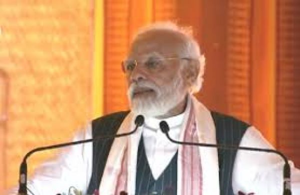 प्रधानमंत्री ने ब्रह्मपुत्र नद पर बनने वाले 12.21 किमी लंबे फोर लेन ब्रिज का किया शिलान्यास