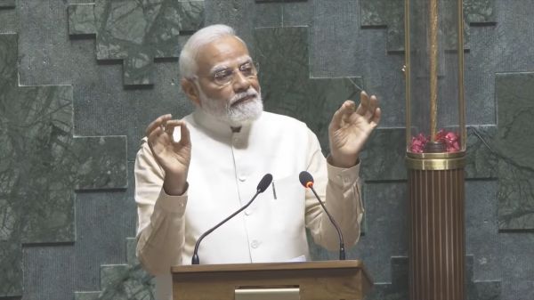 प्रधानमंत्री मोदी का रहा 34 मिनट भाषण, 65 बार गूंजी तालियों की आवाज