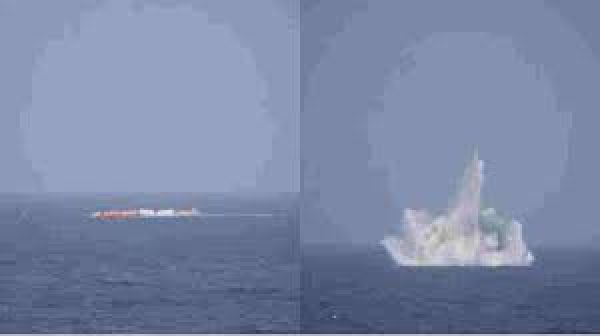 भारी वजन वाले स्वदेशी टॉरपीडो ने पानी के भीतर लक्ष्य को बनाया निशाना