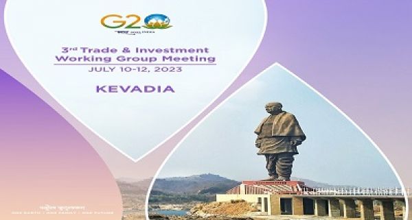 जी-20, गुजरात के केवडिया में आज से व्&zwj;यापार और निवेश कार्य समूह की तीसरी बैठक होगी शुरू