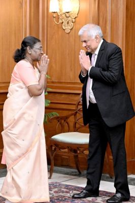 श्रीलंका के साथ विकासात्मक साझेदारी को मजबूत करने के लिए तत्पर भारत : राष्ट्रपति मुर्मू