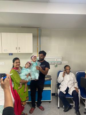 एम्स में आपस में जुड़ी दो बच्चियों को किया गया अलग, दोनों बच्चे स्वस्थ