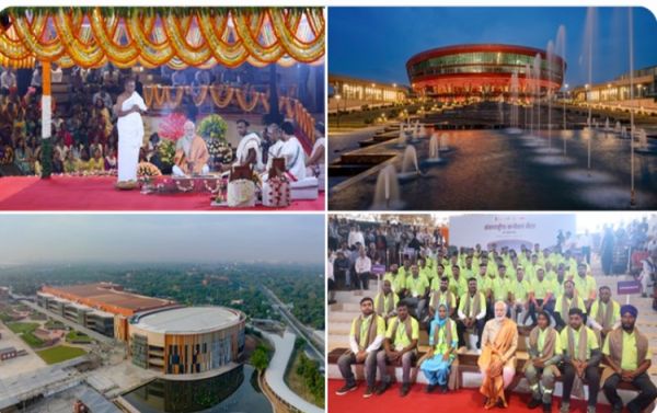 प्रधानमंत्री नरेंद्र मोदी ने नई दिल्ली के प्रगति मैदान में भारत मंडपम का उद्घाटन किया