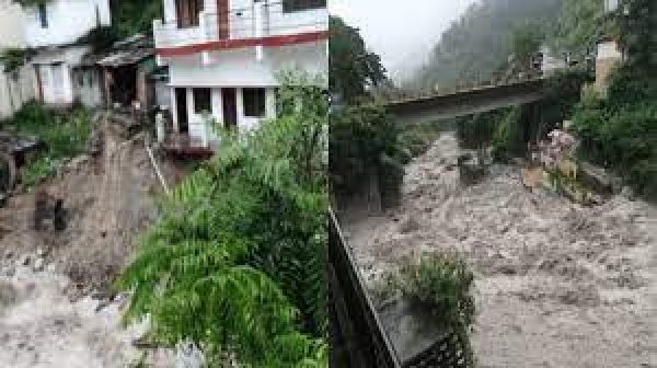 जोशीमठ में कई जगह बादल फटा, गरुड़गंगा, पीपलकोटी से मायापुर तक भारी तबाही