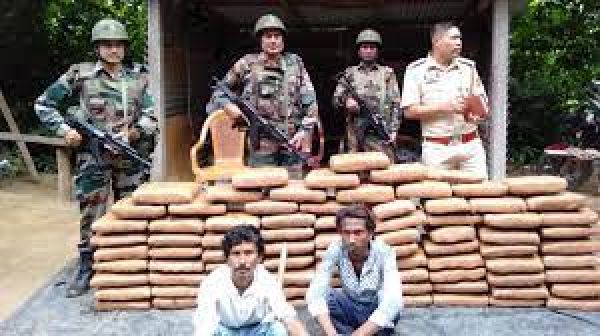 असम राइफल्स ने त्रिपुरा में जब्त किया मारिजुआना