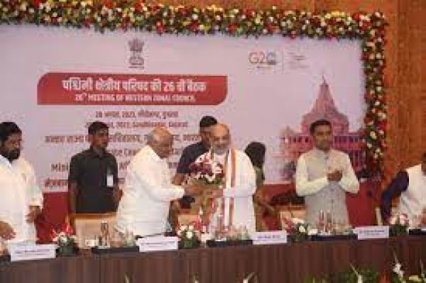 केन्द्रीय गृह मंत्री की अध्यक्षता में पश्चिम जोनल काउंसिल की बैठक शुरू