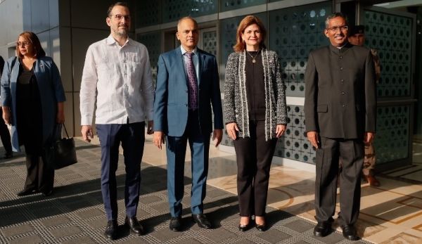 डोमिनिकन गणराज्य की उप राष्ट्रपति रकेल पेना रोड्रिग्ज नई दिल्ली पहुंचीं