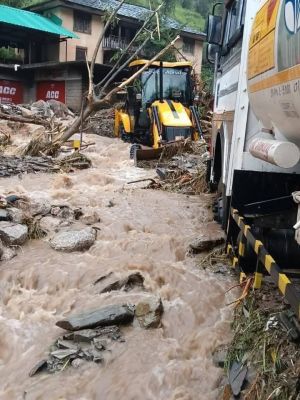  हिमाचल में भारी बारिश से तबाही, चार मौतें, 16 लापता, छह जिलों में बाढ़ का अलर्ट