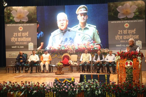 भोपाल में वर्ल्ड रोज कन्वेंशन का आयोजन विश्व स्तर पर भारत की बढ़ती साख का प्रतिफल: राज्यपाल पटेल