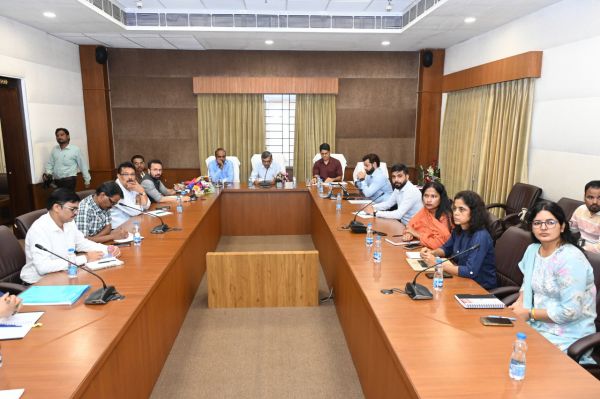 छत्तीसगढ़ में भू-अभिलेख आधुनिकीकरण एवं नक्शा परियोजना की समीक्षा हेतु तीन दिवसीय दौरा कार्यक्रम