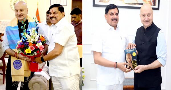 ''तन्वी द ग्रेट'' के विशेष प्रदर्शन के अवसर पर भोपाल आए अनुपम खेर, मुख्यमंत्री डॉ यादव से की भेंट