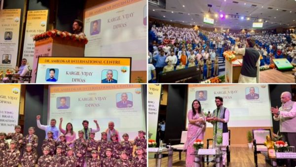 सांसद अनुराग ठाकुर ने मां भारती का प्रचंड जयघोष करके जगाई देश भक्ति