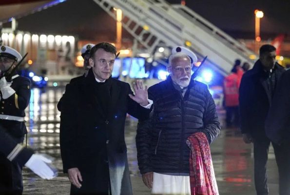फ्रांसीसी राष्ट्रपति ने प्रधानमंत्री काे किया फोन, यूक्रेन, गाजा संघर्षों पर चर्चा