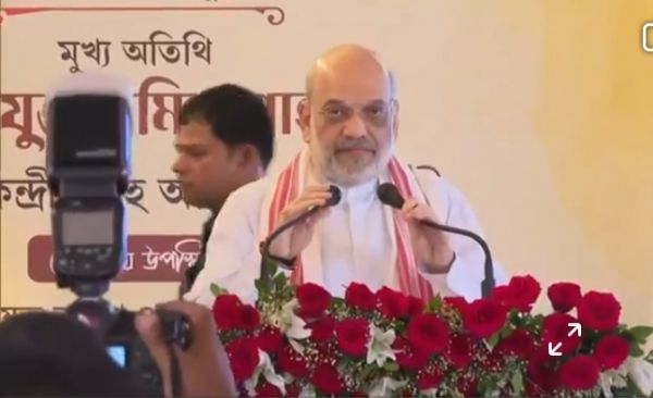केंद्रीय गृह मंत्री अमित शाह ने किया राजभवन के &lsquo;ब्रह्मपुत्र विंग&rsquo;, कई अन्य परियोजनाओं का उद्घाटन