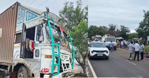 महाराष्ट्र के बीड में तेज रफ्तार कंटेनर से कुचलकर छह पैदल यात्रियों की मौत