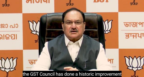 जीएसटी में सुधार लोगों के लिए दीपावली से पहले बंपर उपहारः जेपी नड्डा