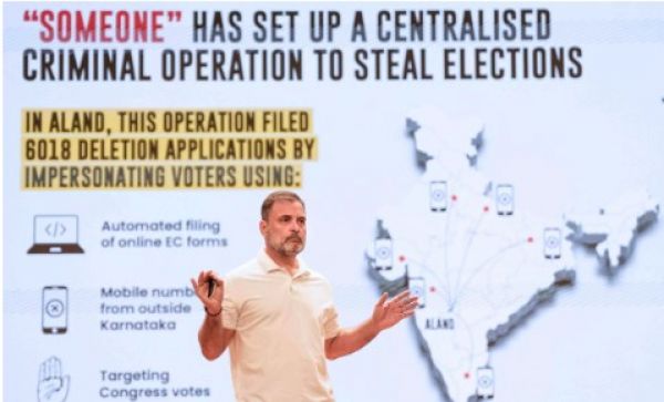 चुनाव आयोग पर राहुल का आरोप, स्वतंत्र संस्था होने के बावजूद अपनी भूमिका से भटक गया