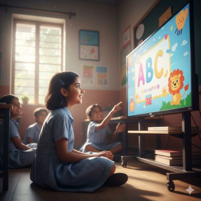 छत्तीसगढ़ : जिला प्रशासन बिलासपुर की अभिनव पहल &ndash; अब स्मार्ट टीवी से पढ़ेंगे जिले के बच्चे