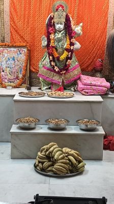 श्&zwj;याम मंदिर में श्रद्धापूर्वक हुई सुंदरकांड और हनुमान चालीसा का पाठ