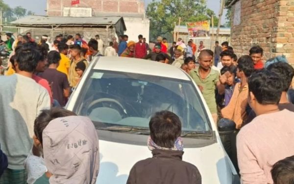 सड़क दुघर्टना मे मछली विक्रेता की मौत