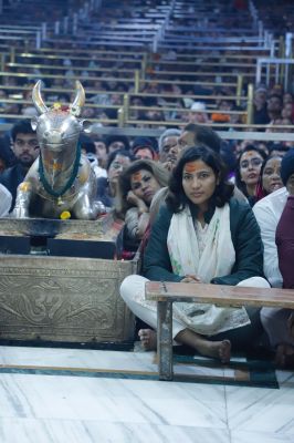 भारतीय क्रिकेटर स्नेहा राणा ने किये महाकाल दर्शन