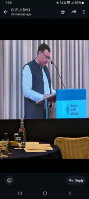 बीएचयू के डॉ. ओम प्रकाश हैन्स ज़ाइडेल फ़ाउंडेशन के कार्यकारिणी सदस्य नियुक्त