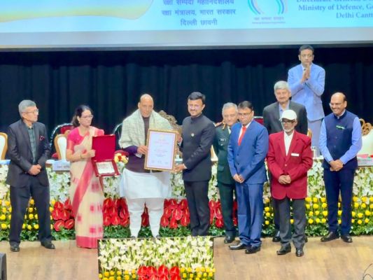 वाराणसी कैंटोनमेंट बोर्ड को वर्ष 2025 का रक्षा मंत्री उत्कृष्टता पुरस्कार मिला