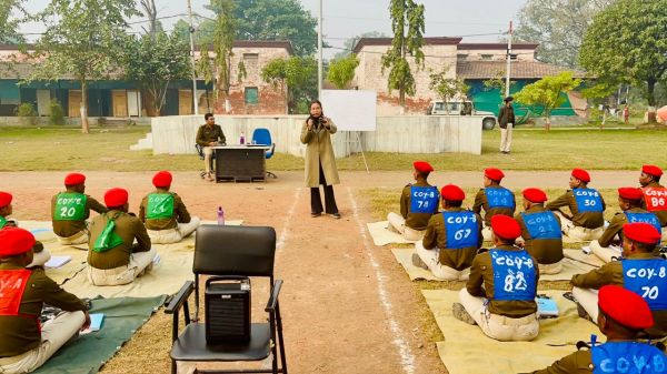 सारण में प्रशिक्षु सिपाहियों को फॉरेंसिक साइंस का दिया गया प्रशिक्षण