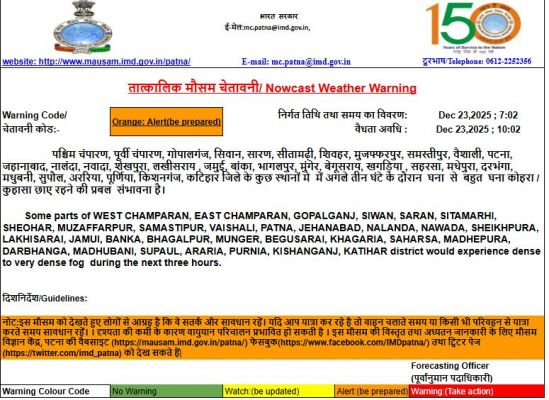 ठंड ने बढ़ाई मुश्किलें, घने कोहरे से जनजीवन प्रभावित