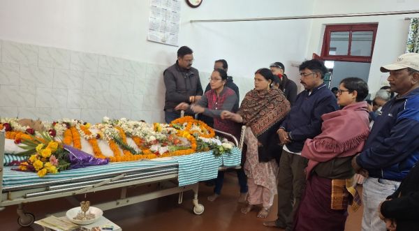 जदयू ने दी डॉक्टर तमल देव को श्रद्धांजलि