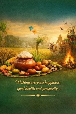 उपराष्ट्रपति व प्रधानमंत्री ने देशवासियाें काे दी मकर संक्रांति व पोंगल की शुभकामनाएं