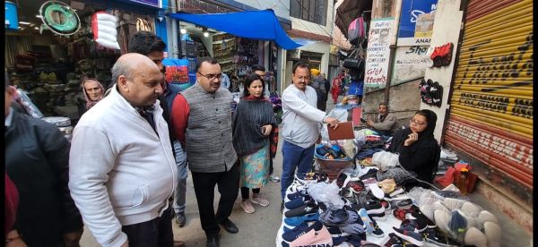  एसडीएम ने किया नाहन शहर का निरीक्षण