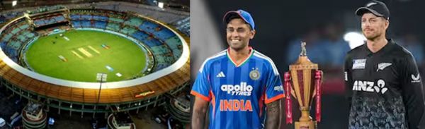 छत्तीसगढ़ में आज भारत-न्यूजीलैंड टी-20 सीरीज का दूसरा मुकाबला