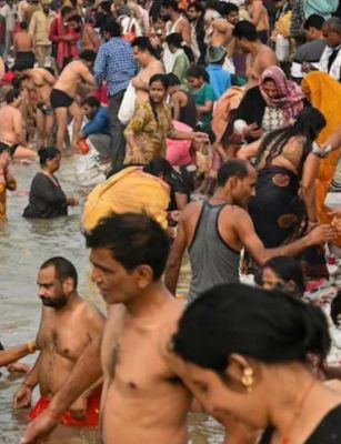 प्रयागराज में संगम पर माघ मेला का पांचवां स्नान शुरू