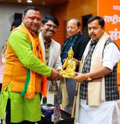 भाजपा राष्ट्रीय अध्यक्ष से प्रवीण कुमार ने की मुलाकात,बताया संगठनात्मक सशक्तिकरण छुएगी बुलंदी