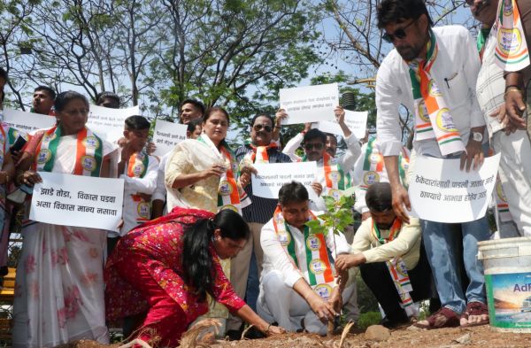 उच्चतम न्यायालय की अपेक्षा कर ठाणे में पेड़ काटे-ठाणे एनसीपी एसपी