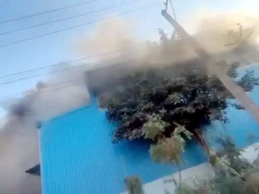  फरीदाबाद : कंप्रेशर फटने से एमजीए इंडस्ट्रीज में लगी आग