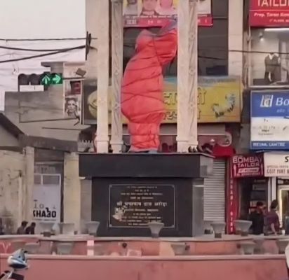 यमुनानगर:उद्घाटन से पहले ही सवालों में घिरा शहीद भगत सिंह चौक नवीनीकरण