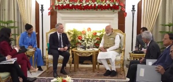 कनाडा के पीएम कार्नी से प्रधानमंत्री मोदी ने हैदराबाद हाउस में की मुलाकात