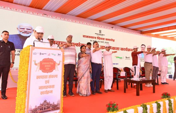 मुख्यमंत्री ने अल्बर्ट हॉल से प्रदेशव्यापी स्वच्छता संकल्प अभियान का किया शुभारंभ