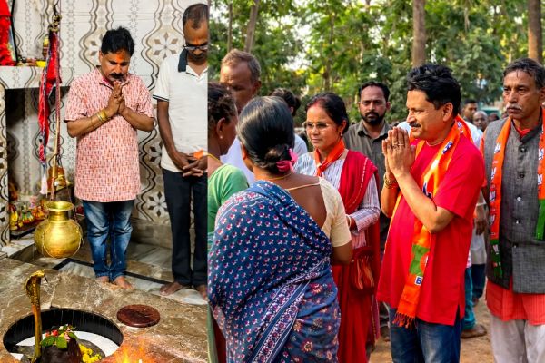 बेलदा से रमा प्रसाद गिरी का जनसंपर्क अभियान शुरू