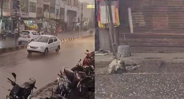 मध्य प्रदेश में बदला मौसम, कई जिलों में हुई बारिश, ओले भी गिरे, 34 जिलों में अलर्ट जारी