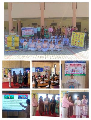 जीडीसी महानपुर में सड़क सुरक्षा जागरूकता सेमिनार आयोजित