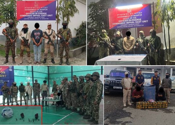 मणिपुर : दो उग्रवादी संगठनों के दो कैडर एवं मादक पदार्थ के साथ दो ड्राइवर गिरफ्तार