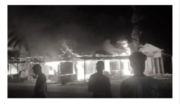 अभयापुरी में भीषण आगजनी, 14 व्यावसायिक प्रतिष्ठान जलकर राख